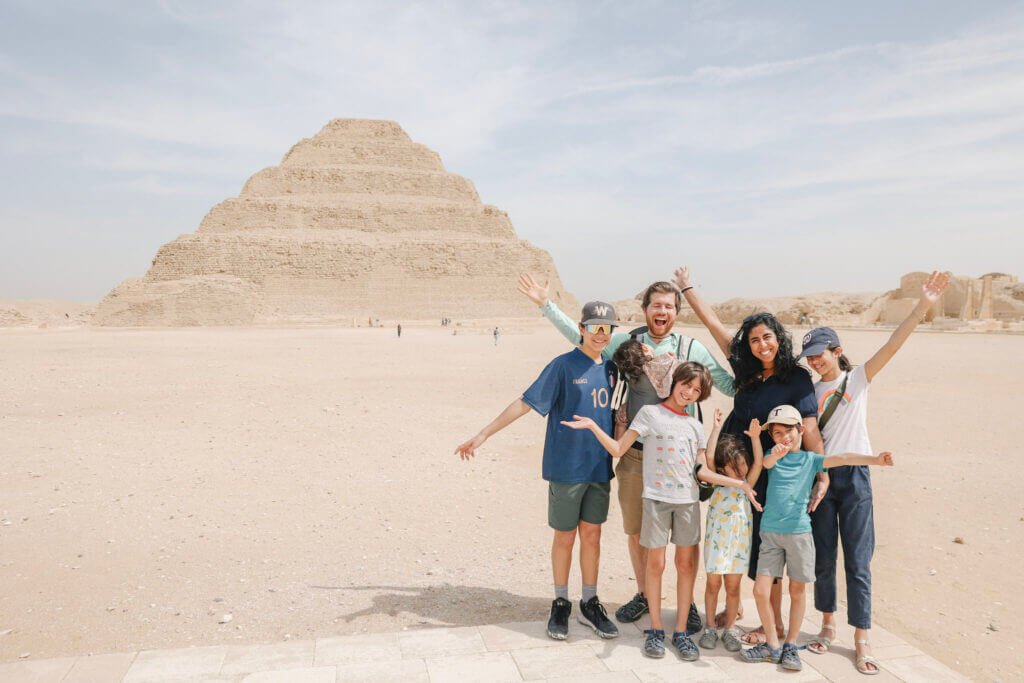 lovely family visit to the pyramids