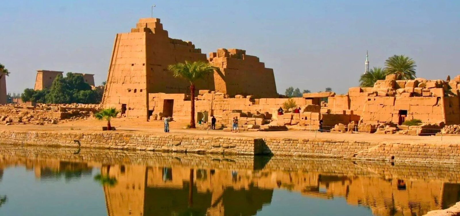 temple complex Nile River Egypt Karnak